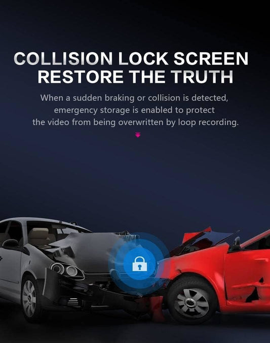 4K UHD 9.66" Mirror Front and Rear Dual Dash Camera Voice Control, Night Vision Touch Screen Waterproof Back Camera, 150 degreesWide Angle Monitoring Range with 64G SD Card