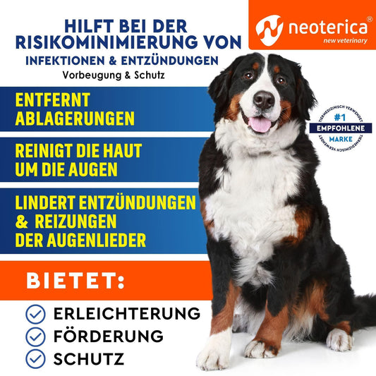 Cat Dog Eye Wash Drops Tear Stain Remover Cleaner Eye Infection Treatment Helps Prevent Pink Eye Relief Allergies Symptoms Runny Dry Eyes Safe for Small Animals