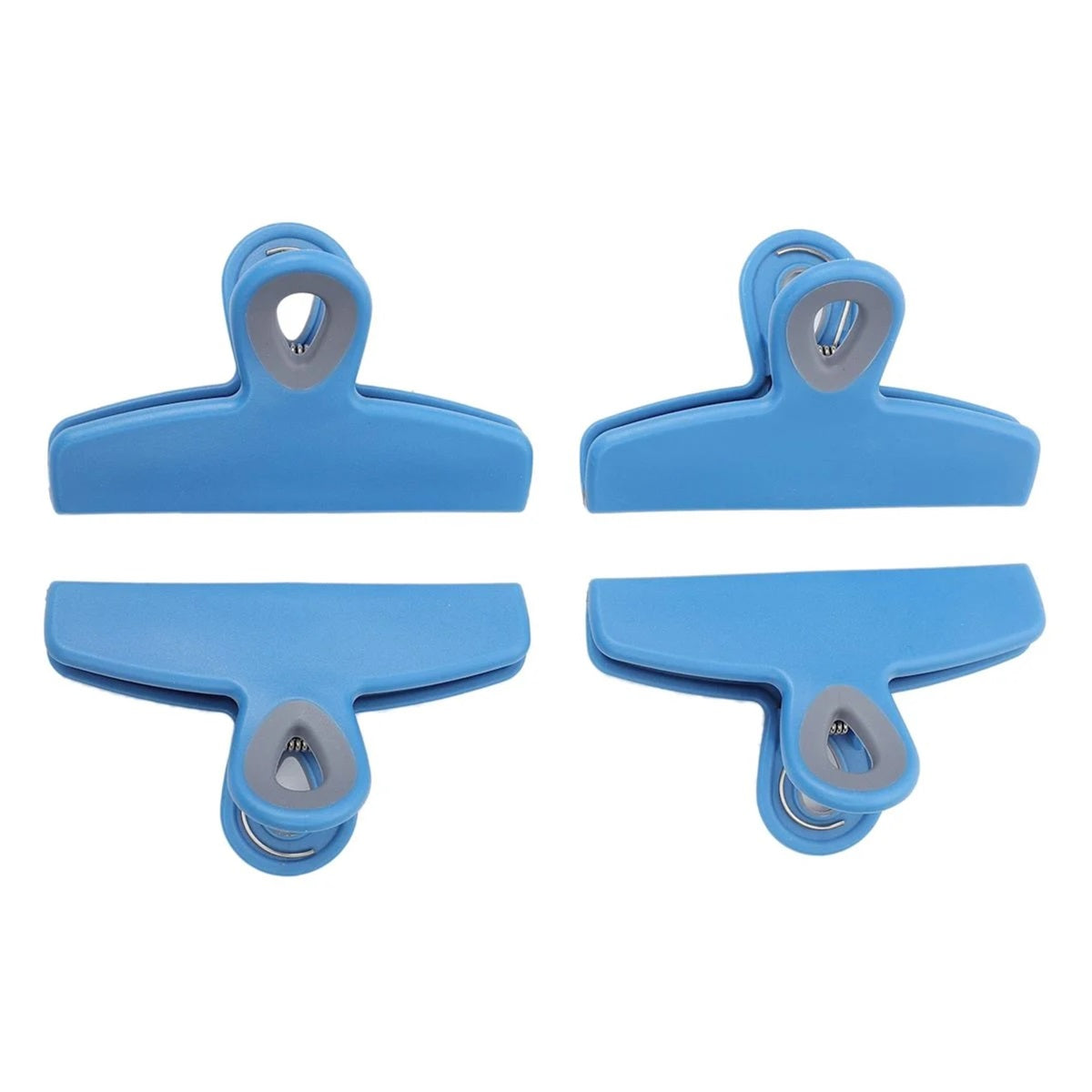 4-Piece Bag Clip Set, Blue