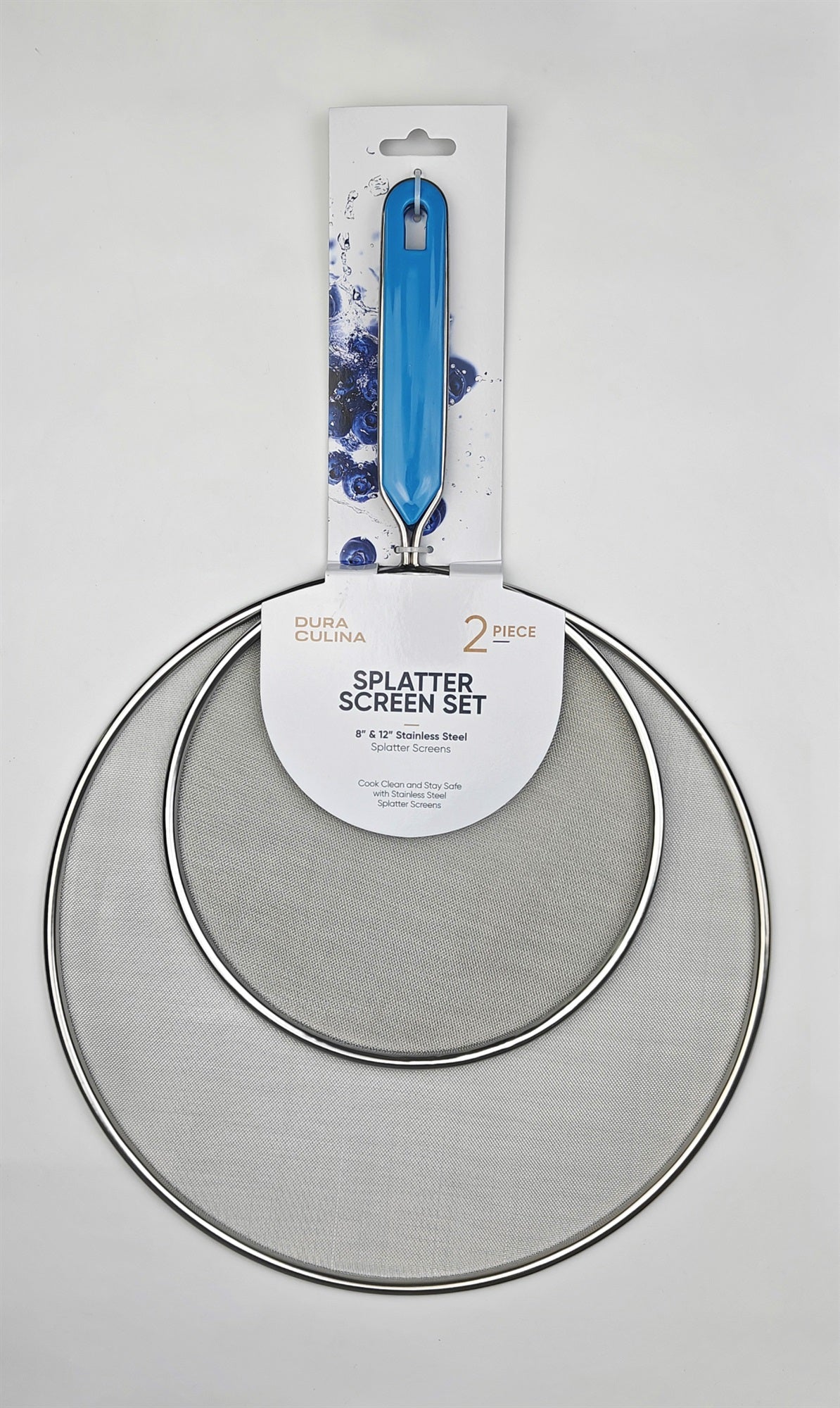 2-Piece Splatter Screen Set(Blue)