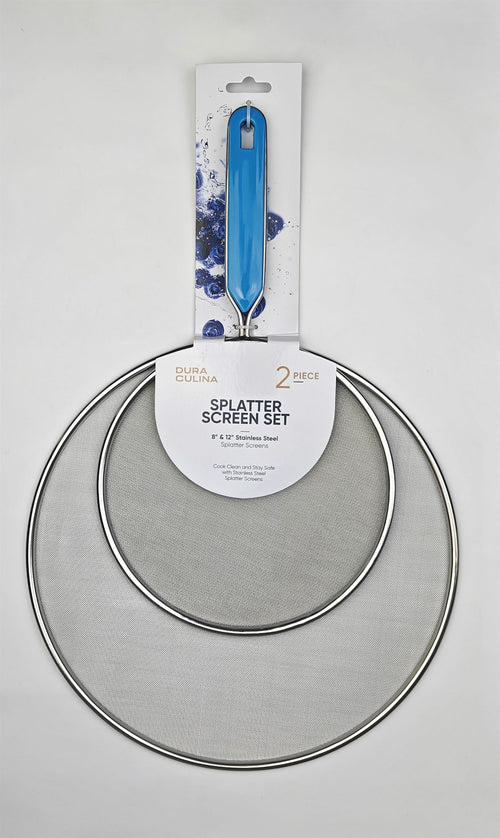 2-Piece Splatter Screen Set(Blue)
