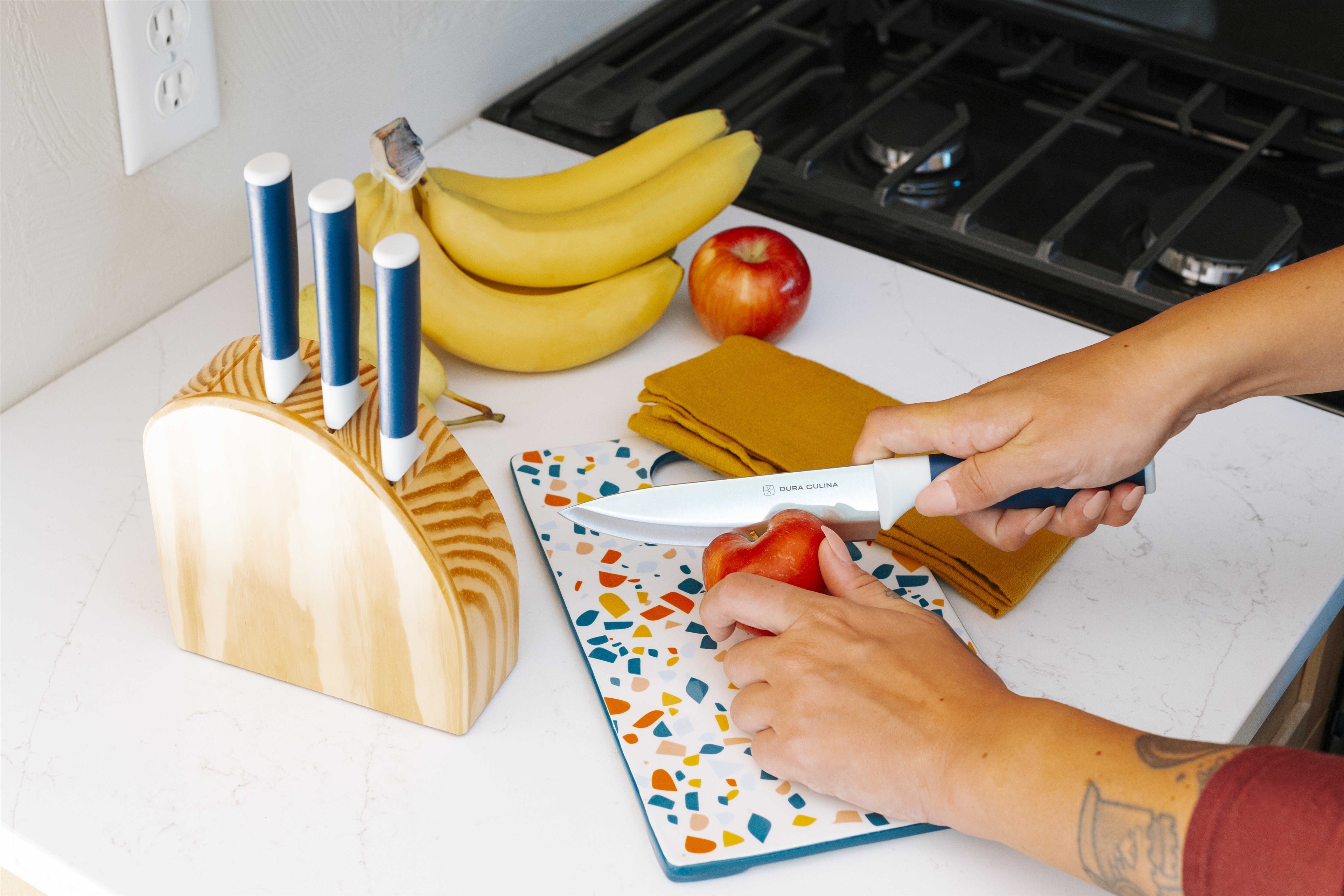 DUO-GRIP 5 Piece Kitchen Knife Starter Set