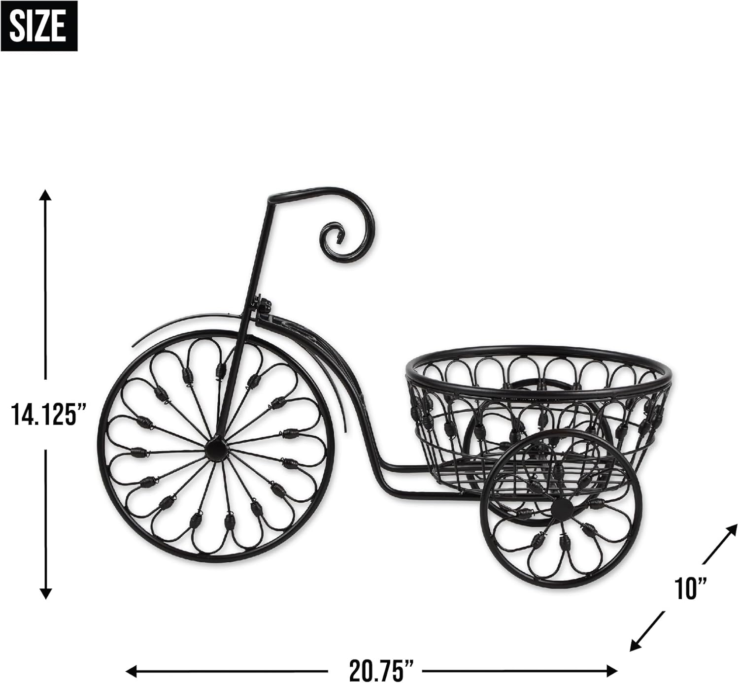 Summerfield Terrace Nostalgic Bicycle Home Garden Decor Iron Plant Stand
