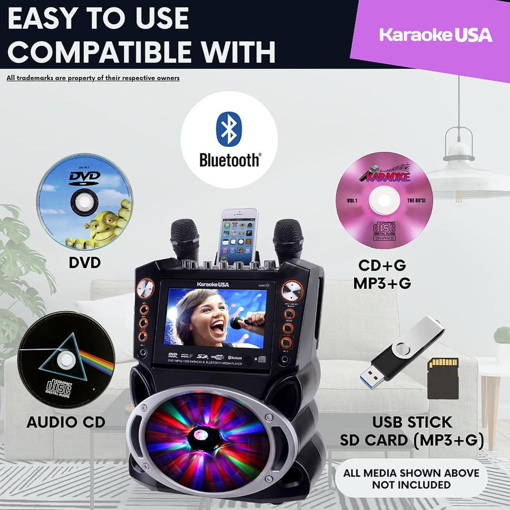Karaoke USA DJ Karaoke Machine (GF846)