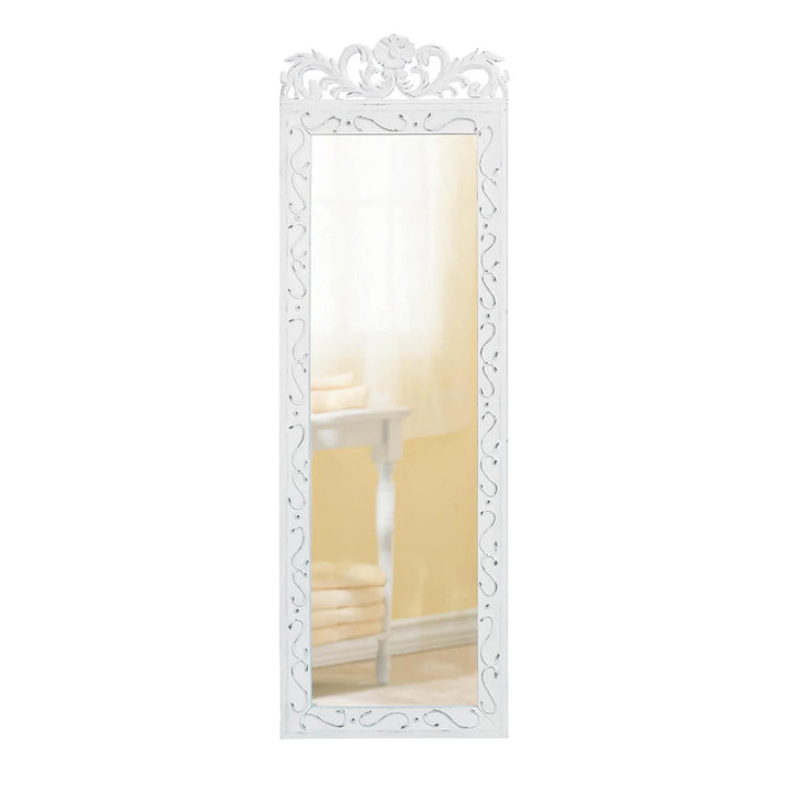 ELEGANT WHITE WALL MIRROR