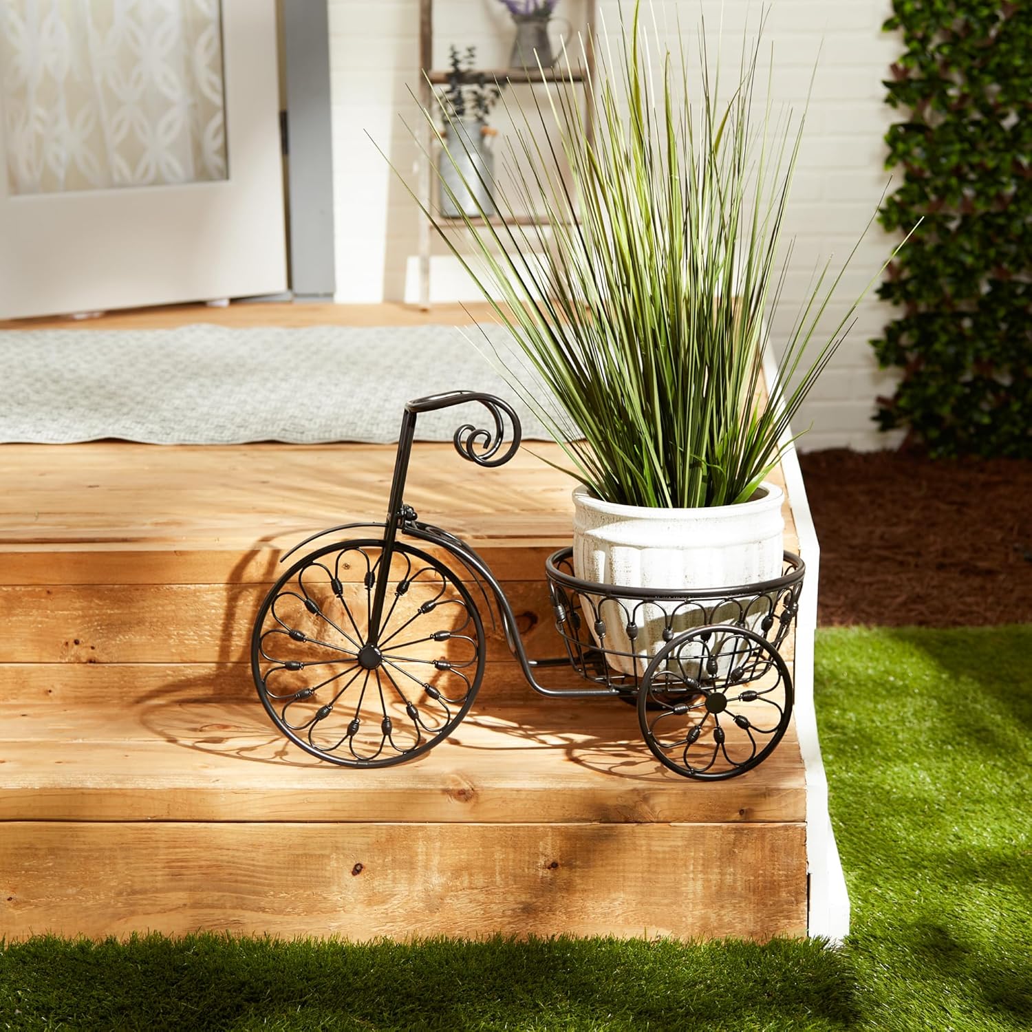 Summerfield Terrace Nostalgic Bicycle Home Garden Decor Iron Plant Stand