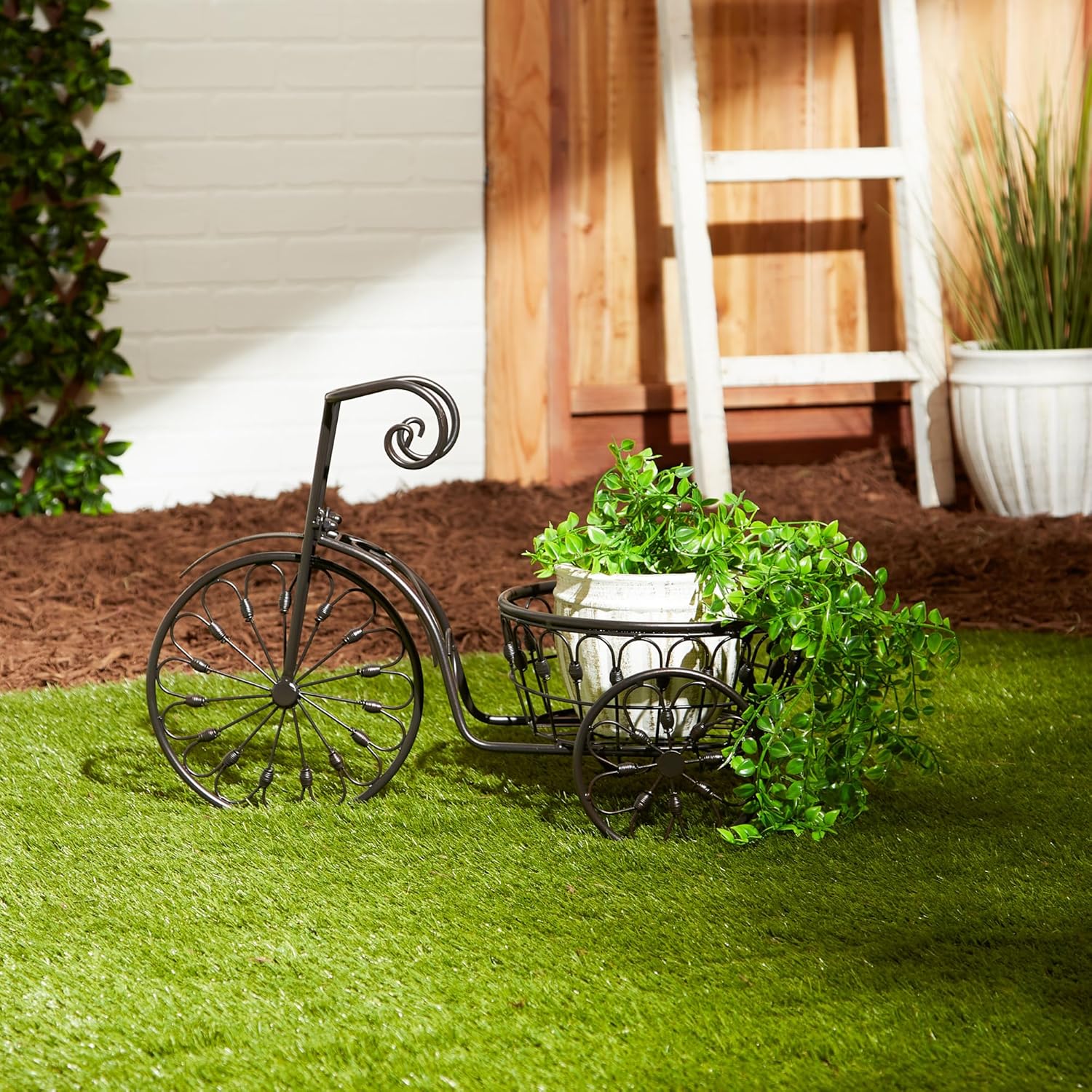 Summerfield Terrace Nostalgic Bicycle Home Garden Decor Iron Plant Stand