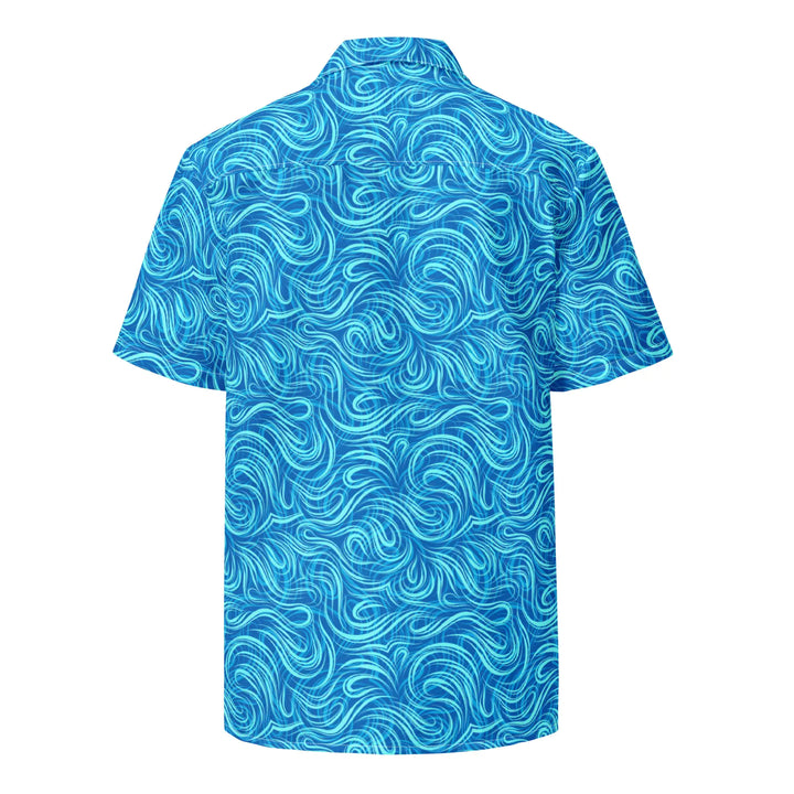 Tsunami Island Party Button Down Hawaiian Shirt - Coastal Summer 2024 Collection