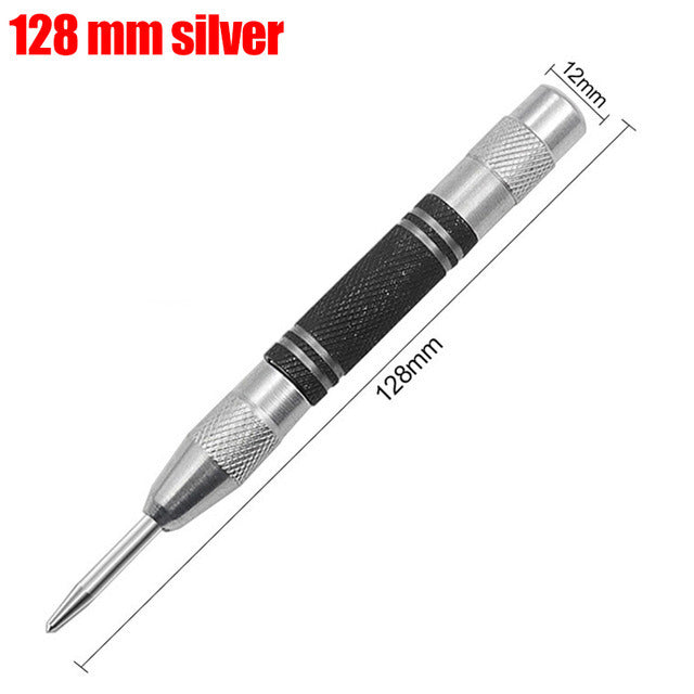 128/155mm Centre Punch General Automatic Punch Woodworking Metal Drill Adjustable Spring Loaded Automatic Punch Hand Tools Sets