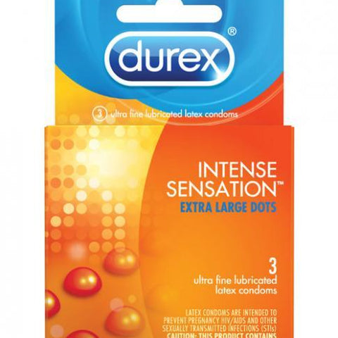 Durex Intense Sensation Extra Large Condoms Dots 3 Pack