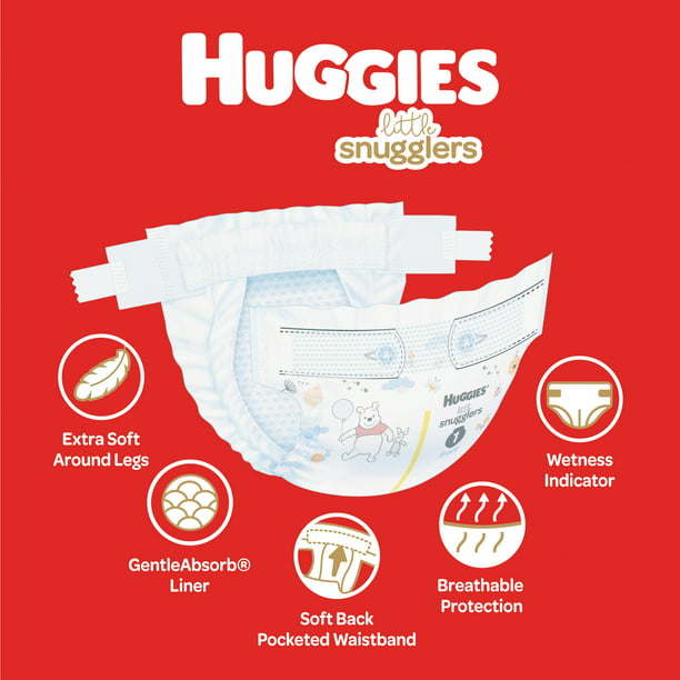 Huggies Little Movers Baby Diapers Size 3;  Count 136