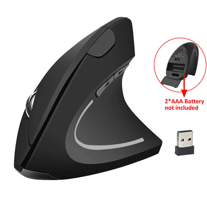 Wireless Mouse Vertical Gaming Mouse USB Computer Mice Ergonomic Desktop Upright Mouse 1600 DPI for PC Laptop Office Home