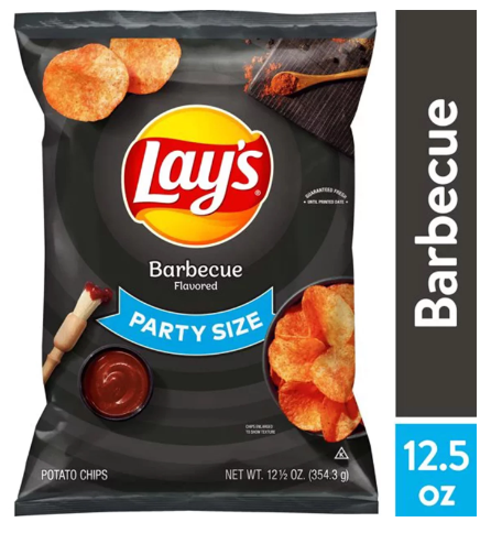 Lay's Potato Chips;  Barbecue Flavored;  12.5 oz