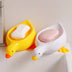 Cute Duck Soap Dish, 2Pcs Ceramic Soap Dish with Draining