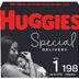 Huggies Special Delivery Hypoallergenic Baby Diapers;  Size 1;  198 Ct