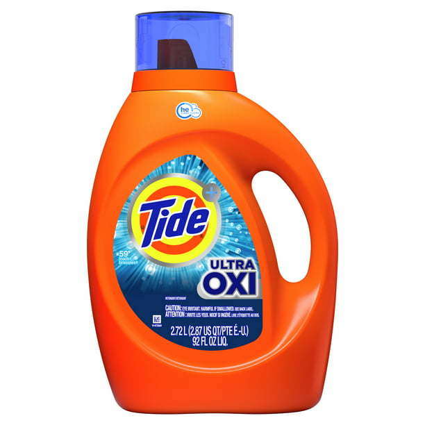 Tide Plus Ultra Oxi HE Liquid Laundry Detergent;  59 Loads 92 fl oz