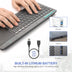 Rii K18S Wireless Bluetooth Keyboard with Backlit Touchpad For PC Smart TV