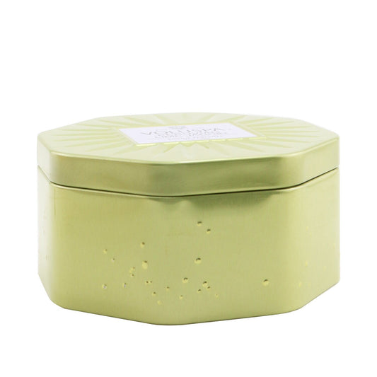 VOLUSPA - 3 Wick Octagon Tin Candle - Peruvian Lime Jardin 68610 340g/12oz