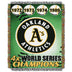 Athletic A's CS OFFICIAL Major League Baseball; Commemorative 48"x 60" Woven Tapestry Throw by The Northwest Company