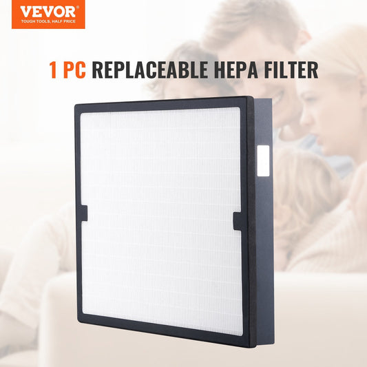 VEVOR HEPA Air Filter, 15.75'' x 15.75'' Air Filter Replacement, High-efficient Stage 3 Filters Compatible with BlueDri & VEVOR Scrubber, Air Purifiers, Water Damage Restoration Equipment