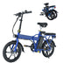 Adult Electric Bicycles 500 W Motor 15.5 MPH Max Speed, 16inch Tire, 42 V 10.4 AH Removable Battery for Electric Bike, Multi-Shock Absorption, City Commuter, Fold able Adult Electric Bicycle