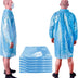 Polyethylene Lab Coats. Pack of 50 Blue Poly Lab Coats X-Large. Disposable Polyethylene Lab Coats with Elastic Wrists. Unisex Waterproof Workwear. PE Coated Frocks. Lightweight; Breathable.