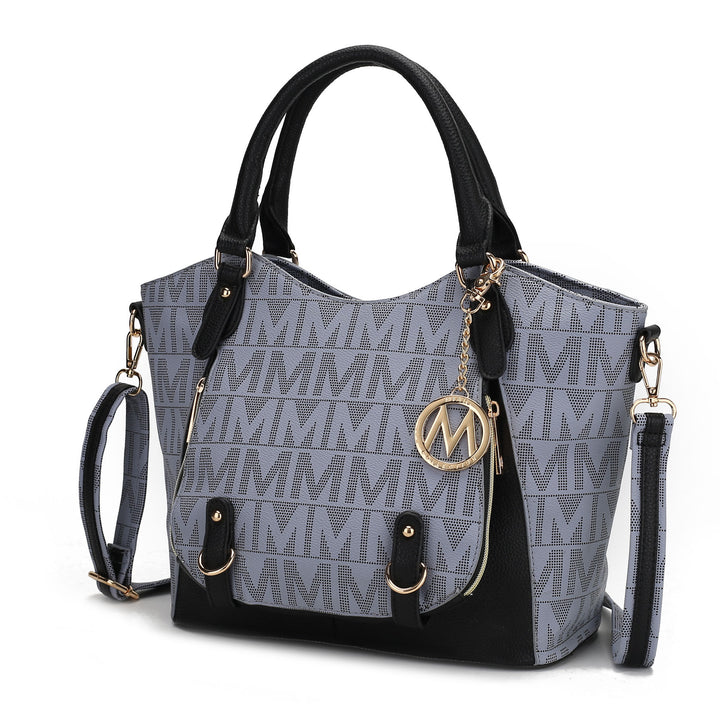 MKF Collection Fula Signature Satchel Bag by Mia k