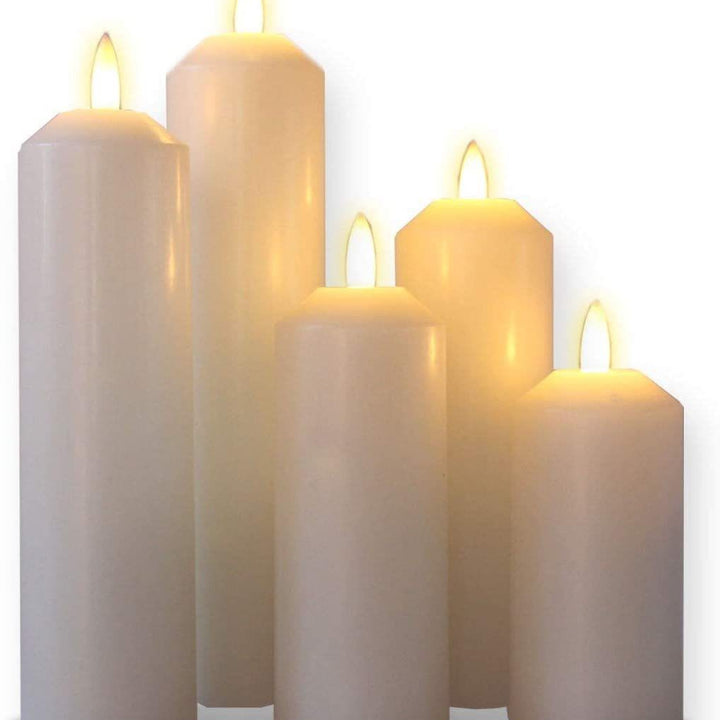 Candles with Timer;  Halloween Candles;  Battery Operated Candles;  LED Candles Set of 5 Decorative Home Decor Candle