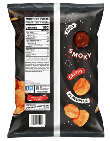 Lay's Potato Chips;  Barbecue Flavored;  12.5 oz