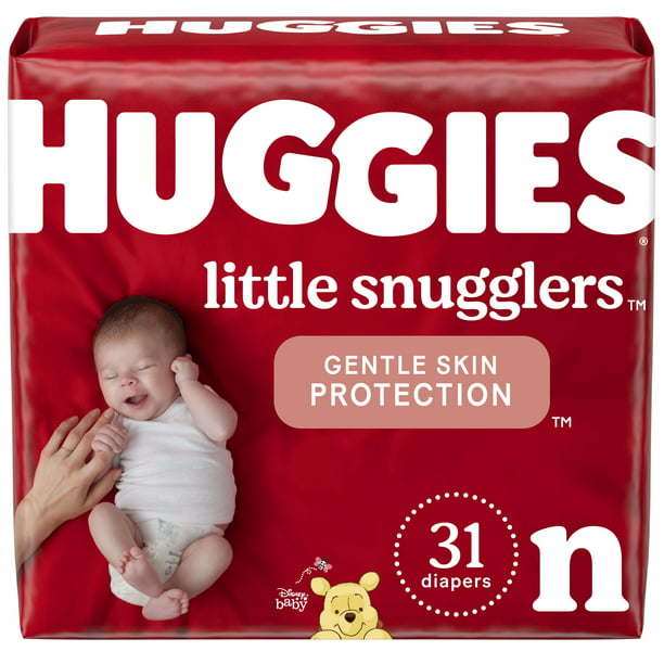 Huggies Little Snugglers Size Newborn;  31 Count