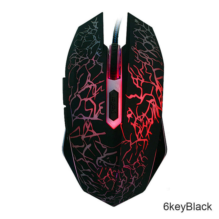 2400dpi Colorful LED Computer Gaming Mouse Professional Ultra-precise For Dota 2 LOL Gamer Mouse Ergonomic USB Wired Mouse