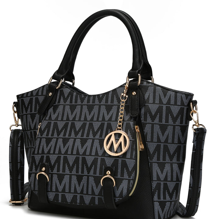 MKF Collection Fula Signature Satchel Bag by Mia k