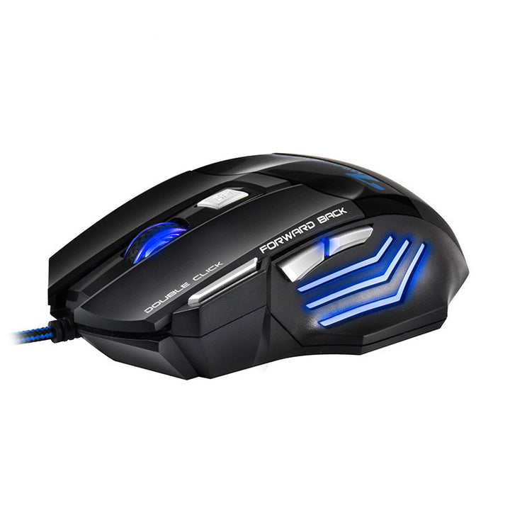 Computer Mouse Gamer Ergonomic Gaming Mouse USB Wired Game Mause 5500 DPI Silent Mice With LED Backlight 7 Button For PC Laptop