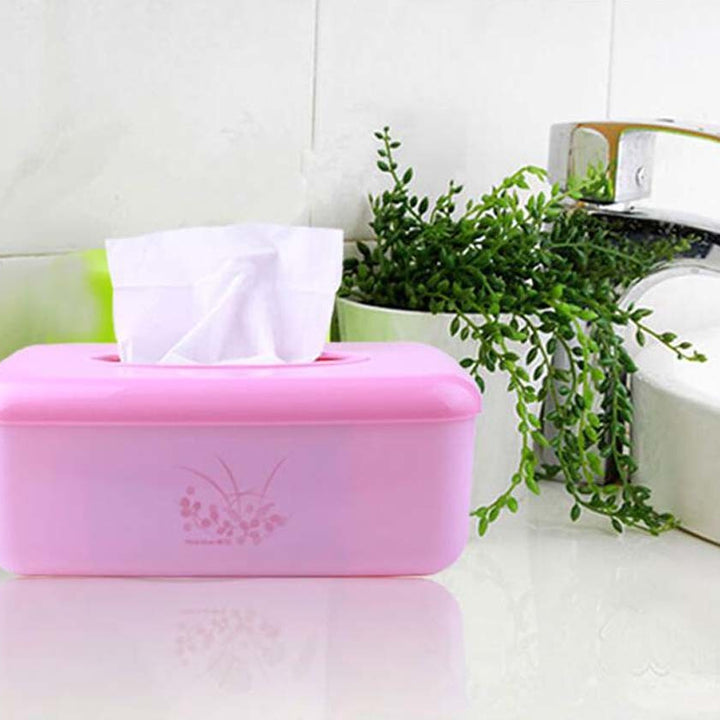 Elegant Rectangle Tissue Box Paper Holder Tissue Holders,Pink