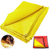 VEVOR 10 x 10 Ft Welding Blanket Gold Fiberglass Blanket Portable Fiberglass Fire Retardant Blanket Welding Mat Welding Fireproof Thermal Resistant Insulation With Carry Bag