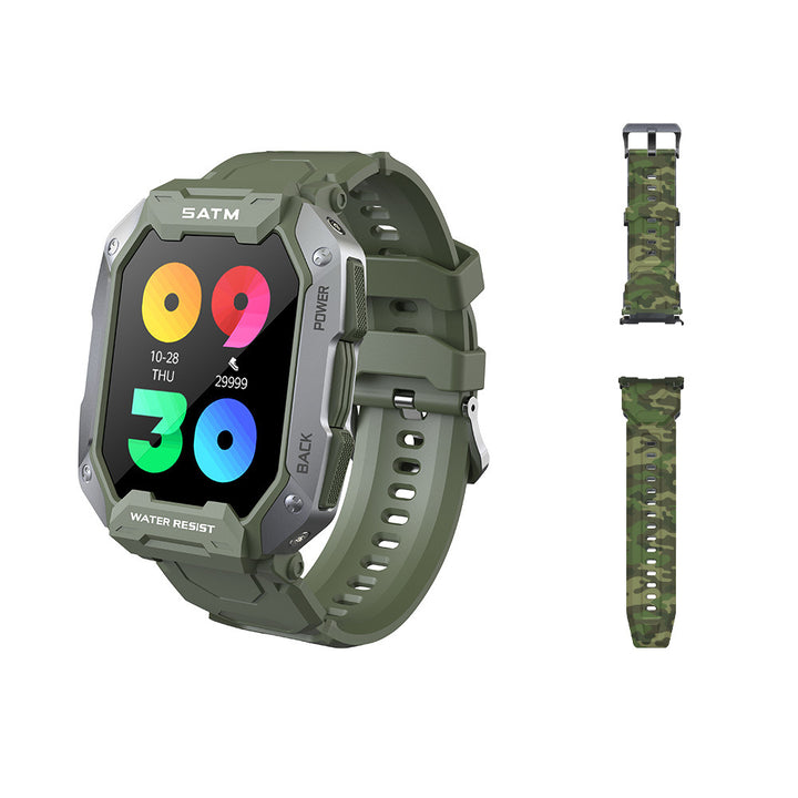 C20 smart watch new 5ATM three proof outdoor sports multi dial electronic step counting heart rate and blood oxygen monitoring