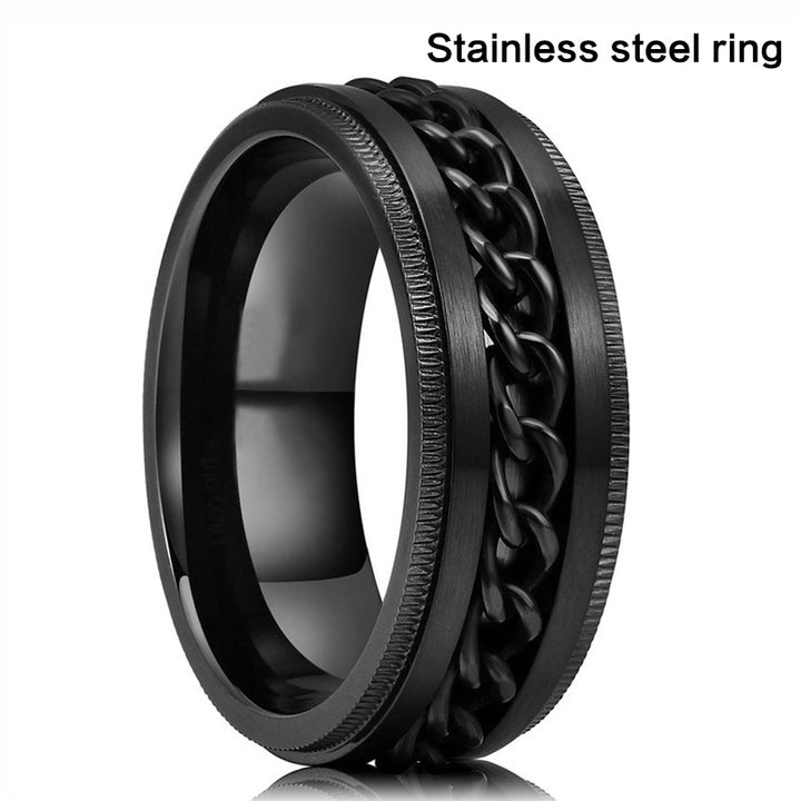 1pc Men's Ring Couple Ring Artificial Jewelry Accessories For Unisex Wedding Engagement Band Ring