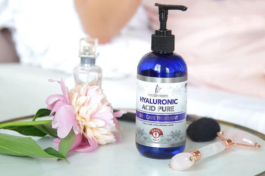 Big Bottle Pure Hyaluronic Acid Serum for Face 8 Oz Serum for Skin and Lips Medical Quality Hydrating and Moisturizing Face Serum for All Skin Types Paraben and Fragrance Free