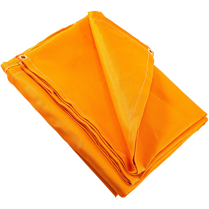 VEVOR 10 x 10 Ft Welding Blanket Orange Fiberglass Blanket Portable Fiberglass Fire Retardant Blanket Welding Mat Welding Fireproof Thermal Resistant Insulation With Carry Bag