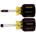 Klein Tools 2-Piece Stubby Cushion-Grip Screwdriver Set