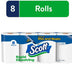 Scott Rapid-Dissolving Toilet Paper, 8 Toilet Paper Rolls, Bath Tissue for RV &