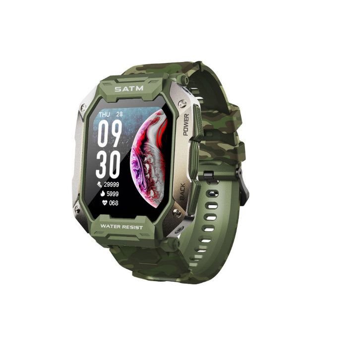 C20 smart watch new 5ATM three proof outdoor sports multi dial electronic step counting heart rate and blood oxygen monitoring