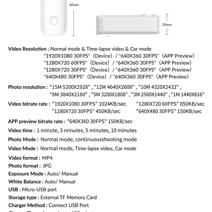 SJC100 C100 Mini Thumb Camera 1080P 30FPS H.265 12MP NTK96672 2.4GHz WiFi 30M Waterproof Action Sports DV Camera Webcam built in 32GB