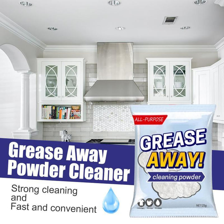 2PCS Grease Away Powder Cleaner Powerful Cleaners Home Kitchern Sink Detergent Sodium Bicarbonate Grease Away Powder