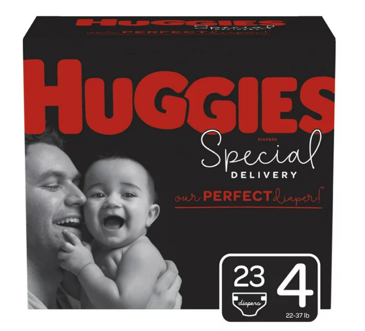 Huggies Special Delivery Hypoallergenic Baby Diapers;  Size 4;  23 Ct;  Jumbo Pack