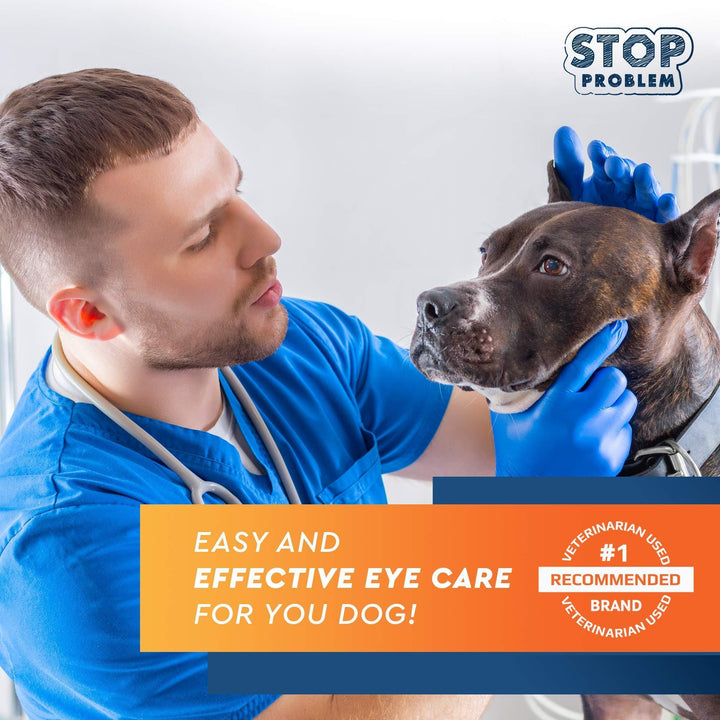 All Pets Eye Wash Drops for Relieve Pink Eye Allergies Symptoms Infections Runny Dry Eyes Pain Free Treatment Helps Prevent Abrasions Irritations Conjunctivitis