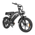 WHOSU Electric Bike for Adults Ebike 1500W/48V/18Ah Tank 20" Fat Tire Electric Bicycles Up to 30MPH & 68 Miles with Retro Motorcycle Design Removable Battery Large Colorful Dispaly