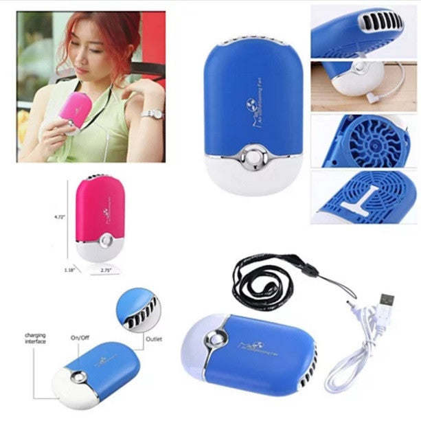 Porta Cooler Portable Air Conditioning USB Powered Personal Mini Fan