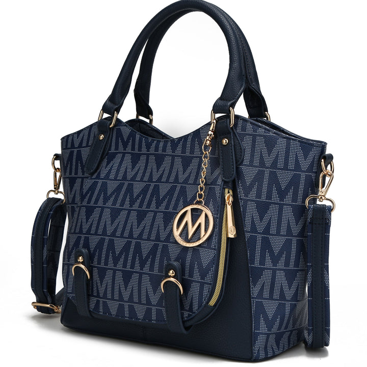 MKF Collection Fula Signature Satchel Bag by Mia k