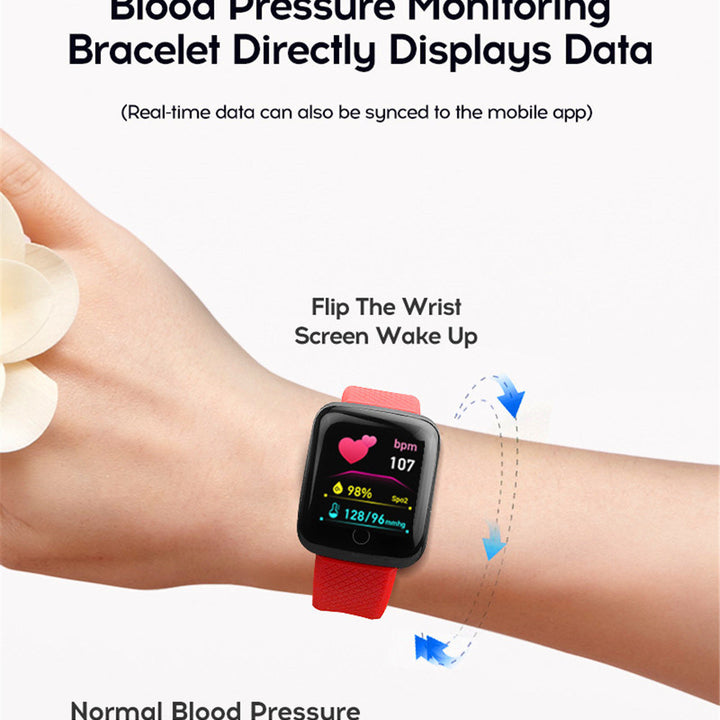 Smart Watch Heart Rate Sleep Monitoring Blood Pressure Smartwatch Men Women Fitness Tracker Watch For Android IOS